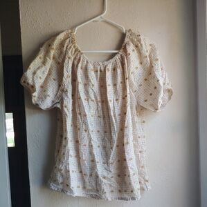 ace & jig fitzroy puff sleeve top